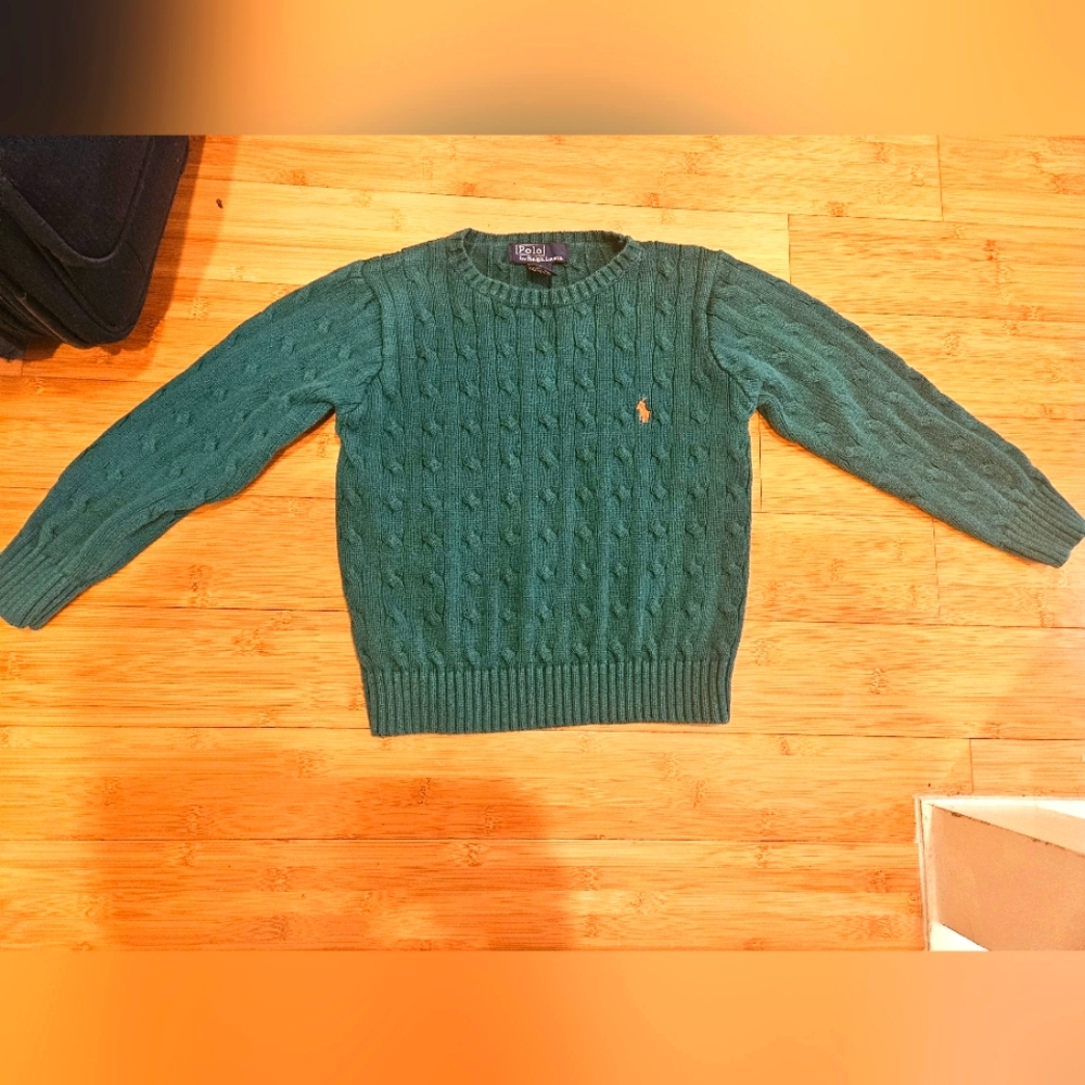 Boys polo by ralph lauren sweater 5T size